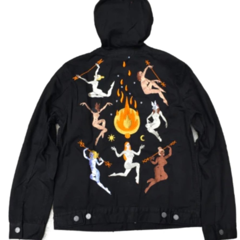 VERAMEAT Blood Moon Fire Lady Jacket size M